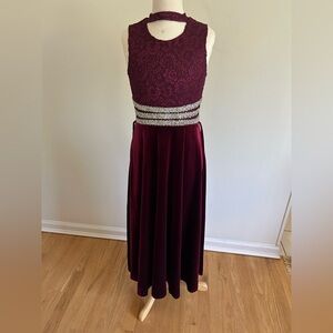 Macy’s Speechless Kids Velvet Christmas Dress Size 12